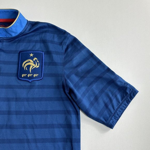 Nike 2012 France Authentic Home Match Player Issue Kit Shirt Jersey Benzema SZ M - Picture 5 of 14